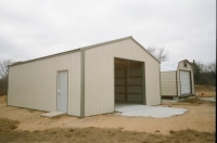 24x30x10, lightstone walls, colony green trim